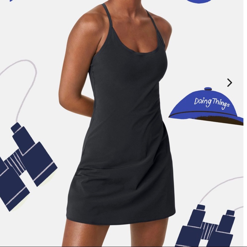 Outdoor Voices Black Exercise Dress